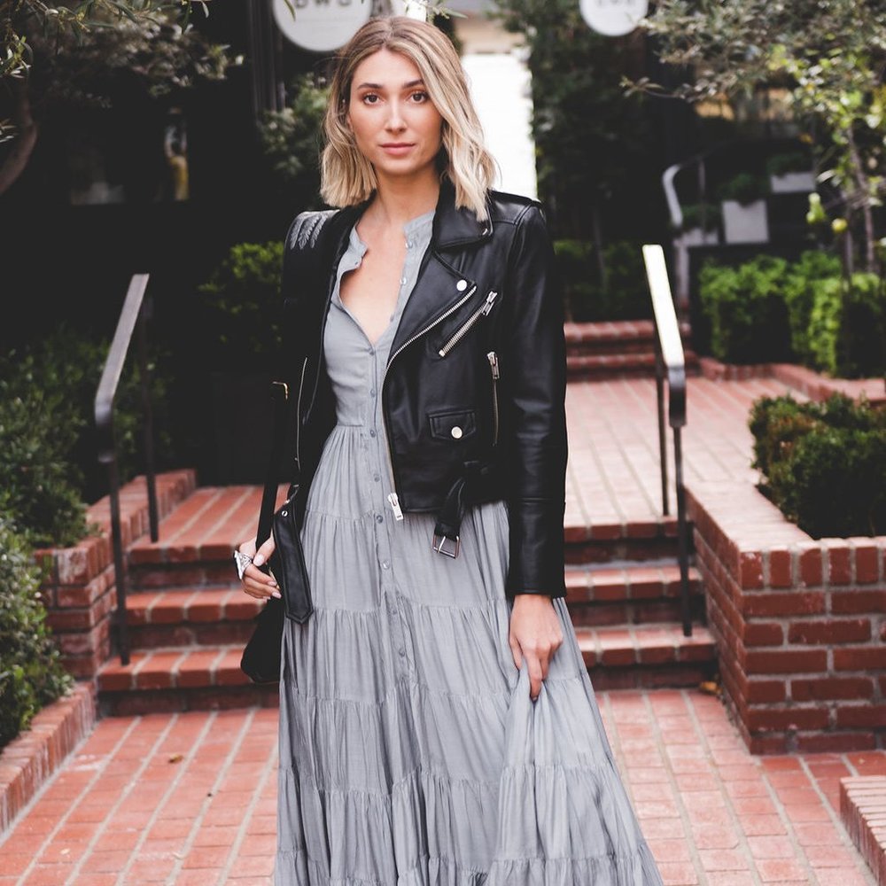 Crop Biker Leather Jacket